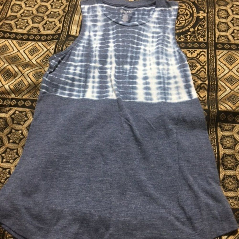 Girl's Mudd Tie-Dye Top--Size 12--Blue 